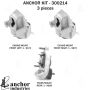 ANCHOR MOUNTS 300214 ENGINE MNT KIT