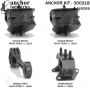 ANCHOR MOUNTS 300218 ENGINE MNT KIT