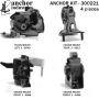 ANCHOR MOUNTS 300221 ENGINE MNT KIT