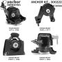 ANCHOR MOUNTS 300222 ENGINE MNT KIT