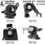 ANCHOR MOUNTS 300222 ENGINE MNT KIT