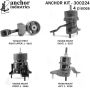 ANCHOR MOUNTS 300224 ENGINE MNT KIT
