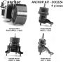 ANCHOR MOUNTS 300224 ENGINE MNT KIT