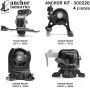 ANCHOR MOUNTS 300226 ENGINE MNT KIT