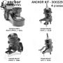 ANCHOR MOUNTS 300229 ENGINE MNT KIT