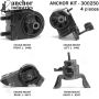 ANCHOR MOUNTS 300250 ENGINE MNT KIT