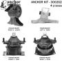 ANCHOR MOUNTS 300262 ENGINE MNT KIT