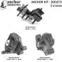 ANCHOR MOUNTS 300273 ENGINE MNT KIT