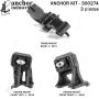 ANCHOR MOUNTS 300274 ENGINE MNT KIT