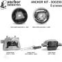 ANCHOR MOUNTS 300290 ENGINE MNT KIT