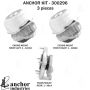 ANCHOR MOUNTS 300296 ENGINE MNT KIT
