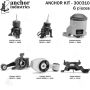 ANCHOR MOUNTS 300310 ENGINE MNT KIT