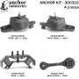 ANCHOR MOUNTS 300315 ENGINE MNT KIT
