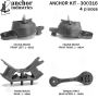 ANCHOR MOUNTS 300316 ENGINE MNT KIT