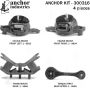 ANCHOR MOUNTS 300316 ENGINE MNT KIT