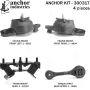 ANCHOR MOUNTS 300317 ENGINE MNT KIT