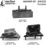 ANCHOR MOUNTS 300322 ENGINE MNT KIT