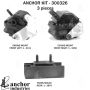 ANCHOR MOUNTS 300326 ENGINE MNT KIT