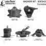 ANCHOR MOUNTS 300343 ENGINE MNT KIT