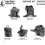 ANCHOR MOUNTS 300343 ENGINE MNT KIT
