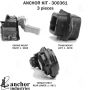 ANCHOR MOUNTS 300361 ENGINE MNT KIT