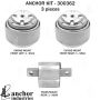 ANCHOR MOUNTS 300362 ENGINE MNT KIT