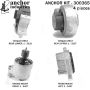 ANCHOR MOUNTS 300365 ENGINE MNT KIT