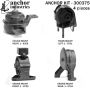 ANCHOR MOUNTS 300375 ENGINE MNT KIT