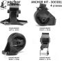 ANCHOR MOUNTS 300381 ENGINE MNT KIT