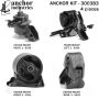 ANCHOR MOUNTS 300383 ENGINE MNT KIT