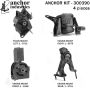 ANCHOR MOUNTS 300390 ENGINE MNT KIT