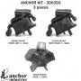 ANCHOR MOUNTS 300393 ENGINE MNT KIT