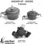ANCHOR MOUNTS 300395 ENGINE MNT KIT