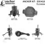 ANCHOR MOUNTS 300418 ENGINE MNT KIT
