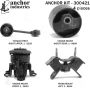 ANCHOR MOUNTS 300421 ENGINE MNT KIT