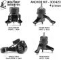 ANCHOR MOUNTS 300423 ENGINE MNT KIT