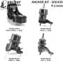 ANCHOR MOUNTS 300430 ENGINE MNT KIT