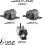 ANCHOR MOUNTS 300432 ENGINE MNT KIT