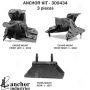 ANCHOR MOUNTS 300434 ENGINE MNT KIT