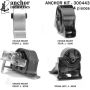 ANCHOR MOUNTS 300443 ENGINE MNT KIT