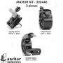 ANCHOR MOUNTS 300446 ENGINE MNT KIT