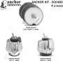 ANCHOR MOUNTS 300480 ENGINE MNT KIT