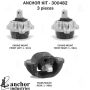 ANCHOR MOUNTS 300482 ENGINE MNT KIT