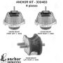 ANCHOR MOUNTS 300483 ENGINE MNT KIT