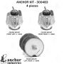ANCHOR MOUNTS 300483 ENGINE MNT KIT