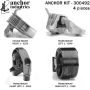 ANCHOR MOUNTS 300492 ENGINE MNT KIT