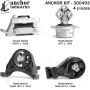 ANCHOR MOUNTS 300493 ENGINE MNT KIT