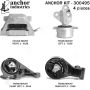 ANCHOR MOUNTS 300495 ENGINE MNT KIT