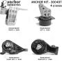 ANCHOR MOUNTS 300497 ENGINE MNT KIT