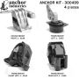 ANCHOR MOUNTS 300499 ENGINE MNT KIT